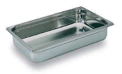 BAC GASTRO INOX GN 1/1 H.200 MM PLEIN SANS ANSES