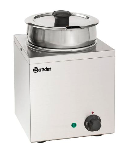 Bain-marie à sauce - 1 à 4 cuves de 3,5 L - Acier inoxydable - Chauffe à sec_0