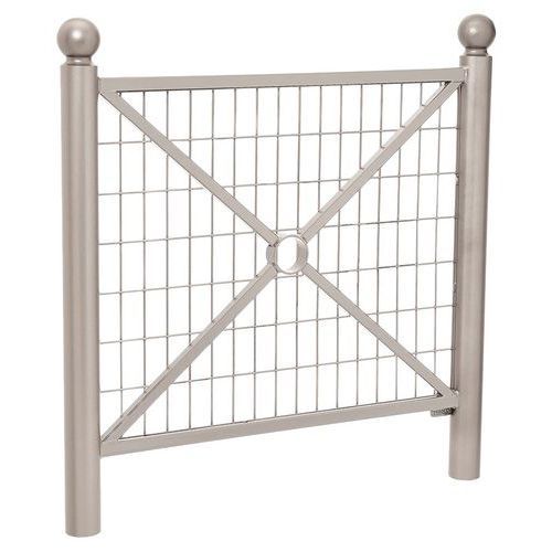 BARRIÈRE PROVINCE GRILLAGÉE 1.07 M BOULE - ZINC GRIS 7044 - PROCITY