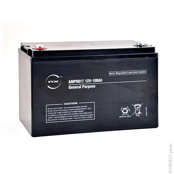 Batterie plomb AGM NX 100-12 General Purpose - 12V 100Ah - Connectique M8-F - Usage général et charge permanente_0