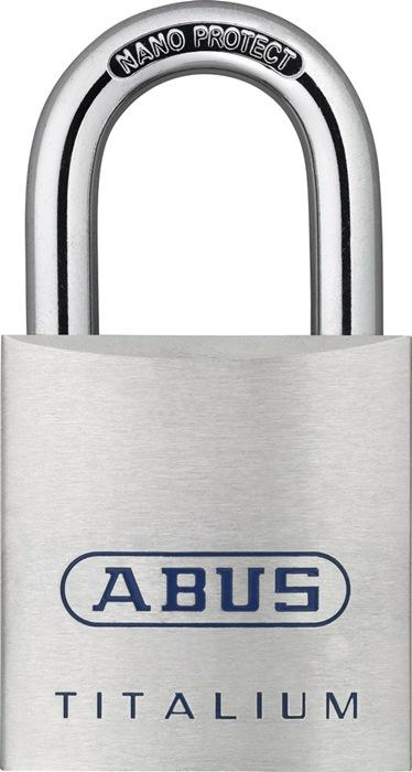 Cadenas Bauzylinder 80TI/40 gl - ABUS - en TITALIUM™ avec double verrouillage_0
