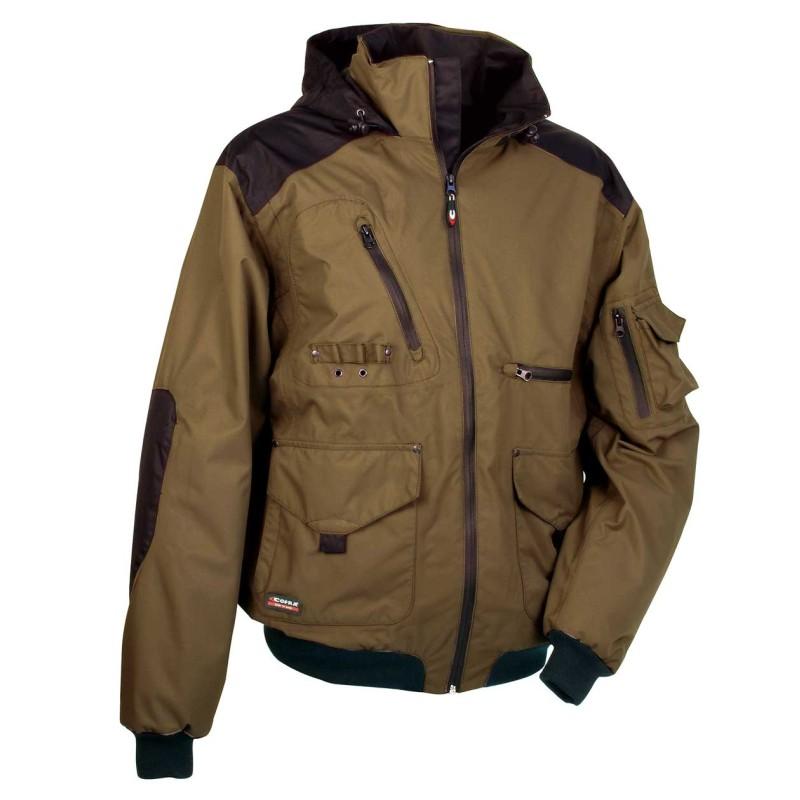 Blouson motor - EN 343:2003+A1:2007 - Anti-pluie et anti-vent - Tailles 44-64 - Beige/vert, avion/bleu, taupe/noir, noir_0