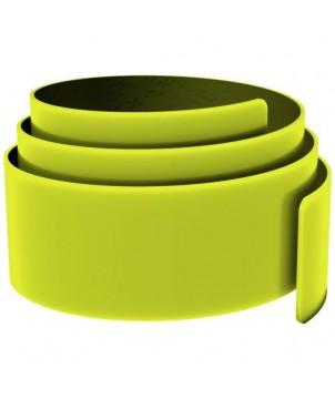 BRASSARD SLAP RFX RÉFLÉCHISSANT DE 22 CM EN PVC - JAUNE NÉON - TEXTILES ET ACCESSOIRES SÉCURITÉ PUBLICITAIRES