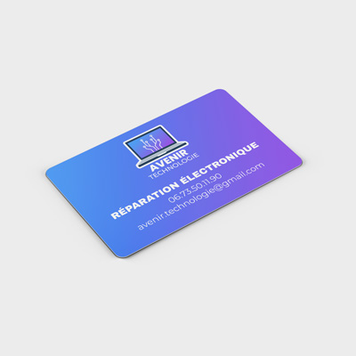 Carte PVC Classique - Durable et Personnalisable pour Diverses Applications_0