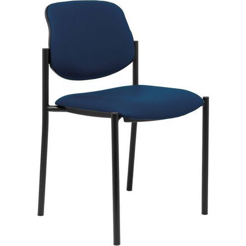 CHAISE VILLALGORDO EN SIMILICUIR - BLEU MARINE - PIQUERAS Y CRESPO