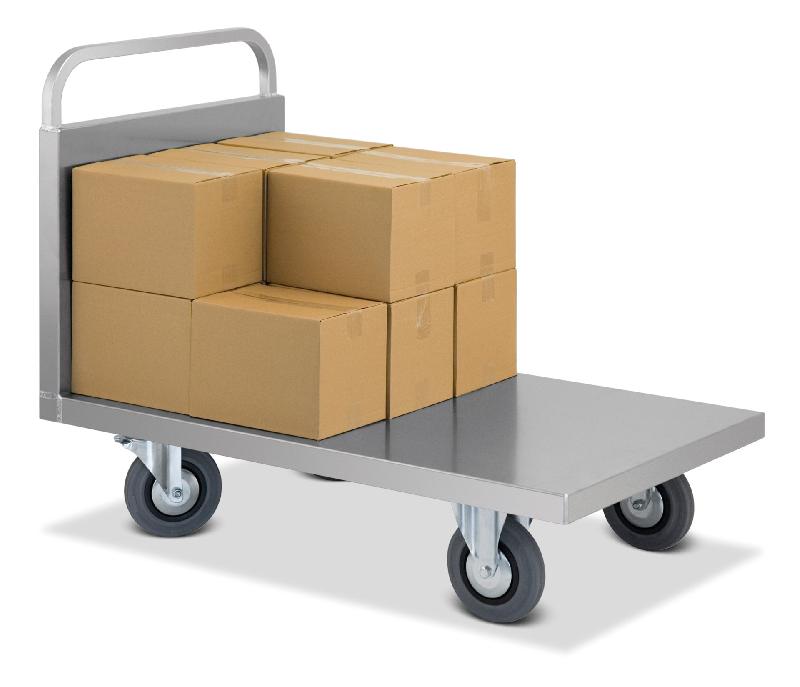 Chariot de manutention Mercura - léger, robuste et facile à manier - capacité jusqu'à 500 kg_0