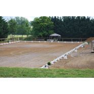 Clôture de carrière - horse stop - lice de dressage 20x40m - ref. Ld2040_0