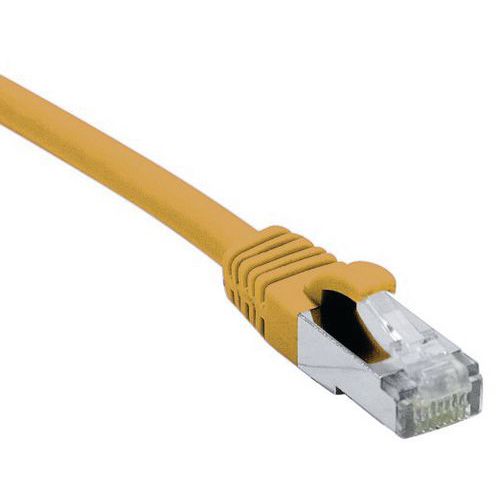 CORDON RJ45 CATÉGORIE 6A S/FTP LSOH SNAGLESS ORANGE - 10 M - DEXLAN