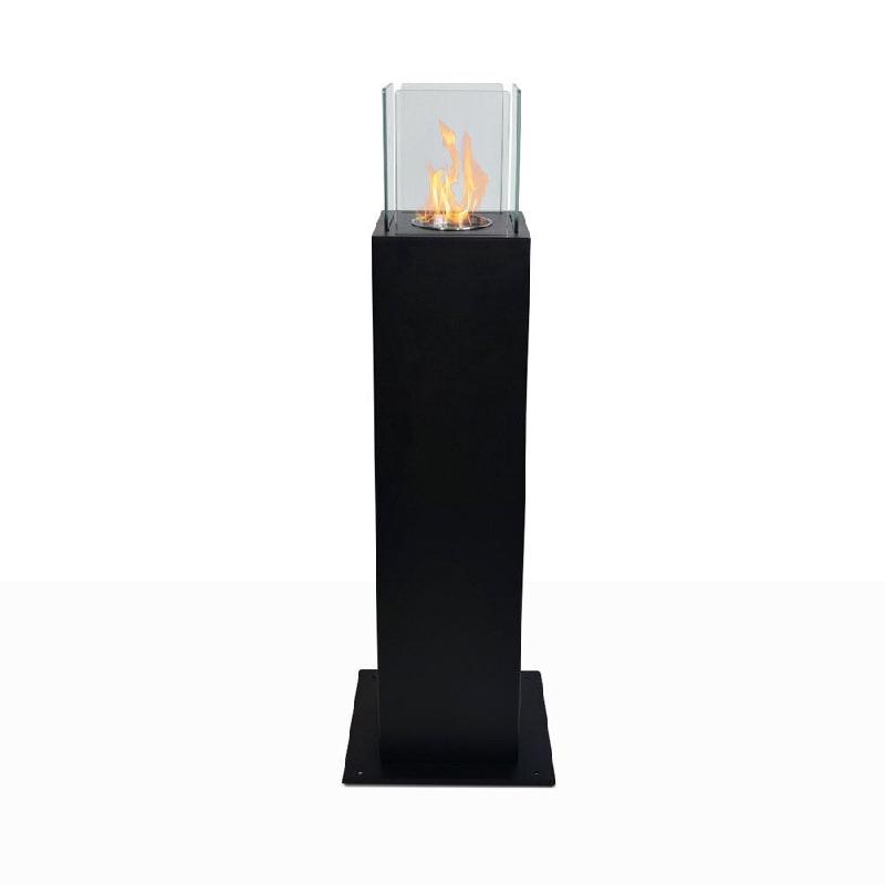 Divina Fire Cheminée au bioéthanol de jardin biocamino d'extérieur Capri 110 Noir - noir 8056157805939_0