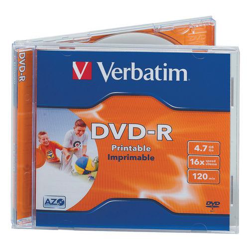 DVD-R-16X- LOT DE 10 47 GO - VERBATIM