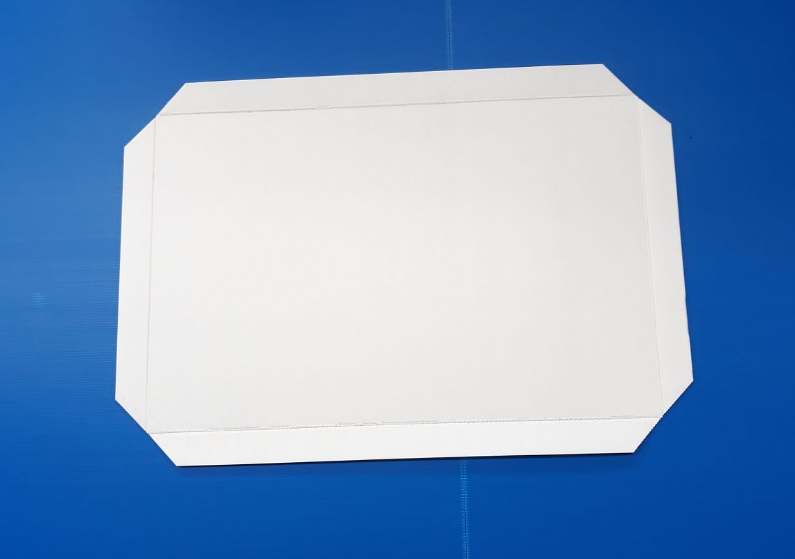 En plastique alvéolaire - Intercalaire pour palettes et caisse-palettes - Origami - Dimensions 1200x460mm - Polypropylène alvéolaire_0