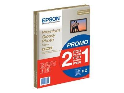 EPSON PREMIUM GLOSSY PHOTO PAPER - A4 - 2X 15 FEUILLES