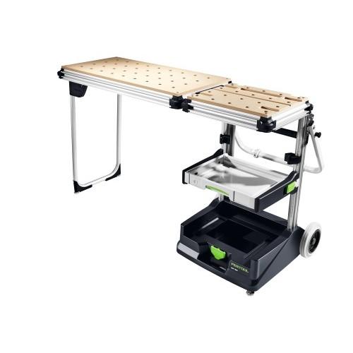 ÉTABLI MOBILE MW 1000-SET - GRANDES ROUES DE DIAMÈTRE 200 MM FESTOOL