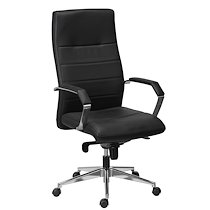 FAUTEUIL DE BUREAU CUIR ENVERS