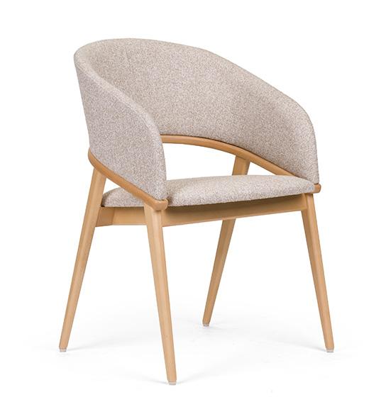 Fauteuils bois - Fauteuils intérieurs mixtes tapissés - tagada cb_0