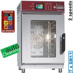 Four vapeur/convection électrique 7x gn1/1 touch screen + auto-cleaning fvs-711/ts_0