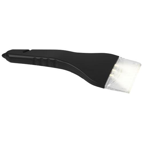Grattoir à glace sécurité avec LED Cadet - Brise-vitre, coupe-ceinture, plastique ABS, piles incluses_0