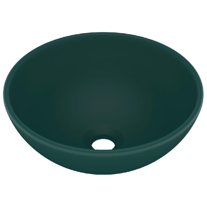 Helloshop26 - Lavabo rond de luxe de salle de bain vasque à poser de toilette lave-mains salle cosmétique intérieur 32,5 x 14 cm 02_0002712 - 30001_0