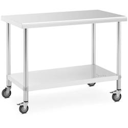 Helloshop26 - Table de travail cuisine professionnel premium 60 x 120 cm 158 kg acier inoxydable 14_0010019 - 3000221958316_0