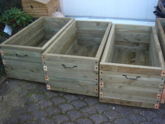 Jardinière en bois 241 litres_0