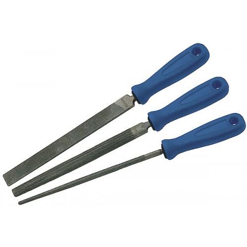 JEU DE 3 LIMES MI-DOUCES - LONGUEUR 200 MM - EXPERT EXPERT BY FACOM