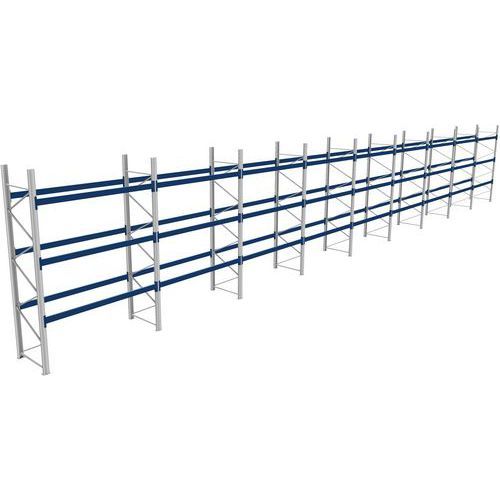 RACK 1 DÉPART + 8 SUIVANTS LXLXH 2700X25500X4000 600KG 3 NIV - BITO