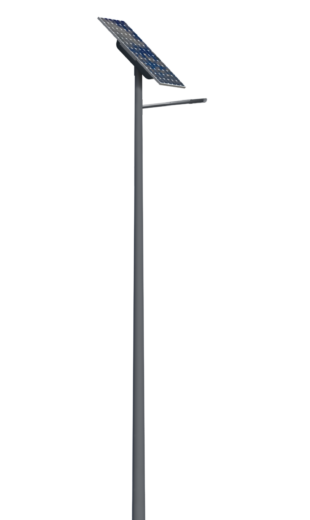 Lampadaire urbain solaire - Combi Top 5 - LED 60W - 9600 lm - Aluminium et acier galvanisé thermolaqué_0