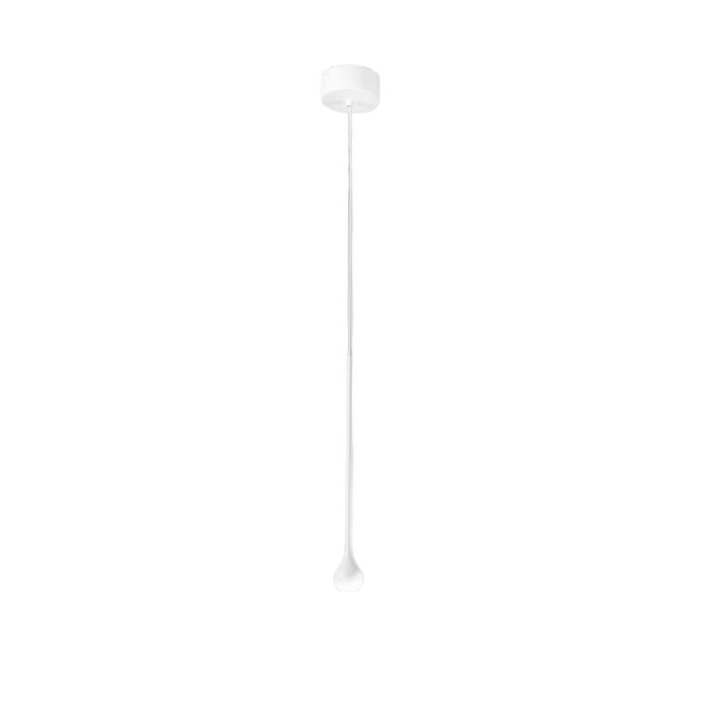 Lampe À Suspension Ursula S/P Blanche - Suspension Simple Led 5W 3000K 255Lm Faisceau 24° Ip20 Cadre Aluminium - Gea Luce - blanc URSULA S/P - BIANCO_0