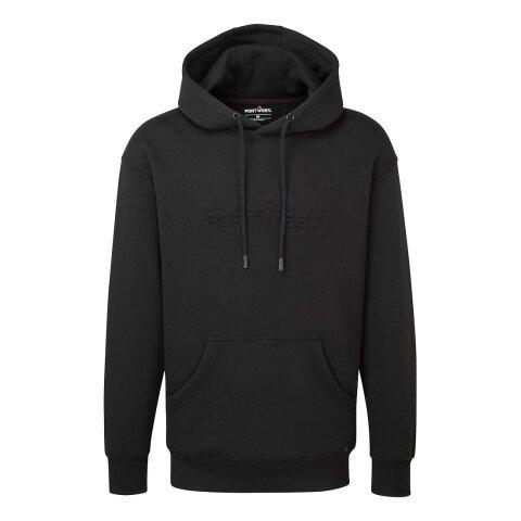 LOT DE 2 - PORTWEST B331 SWEAT À CAPUCHE NOIR - TAILLE XXXL