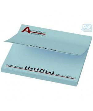 MÉMO-AUTOCOLLANTS STICKY-MATE 75X75MM BLEU CLAIR 50 FEUILLETS - BLOCS-NOTES REPOSITIONNABLES PERSONNALISÉS