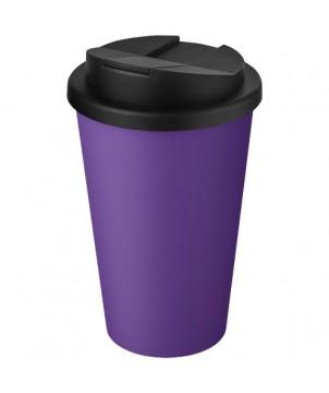 MUG AMÉRICANO RECYCLÉ ISOLANT 350ML ANTI-FUITE - NOIR - MUGS PUBLICITAIRES