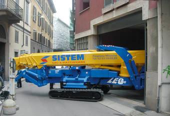 Nacelle élévatrice automotrice à bras articulé - plateforme de fonctionnement pour le bâtiment_0