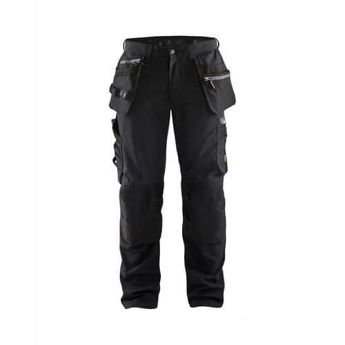 PANTALON DE TRAVAIL ARTISAN SOFTSHELL NOIR D104 - BLAKLADER