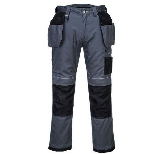 PANTALON DE TRAVAIL HOLSTER PW3 T602 GRIS 33 - PORTWEST
