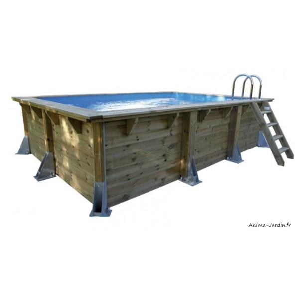 Piscine en kit Ubbink Azura 3,50 x 5,05 m - Hauteur 126 cm - Réf. 7504756_0