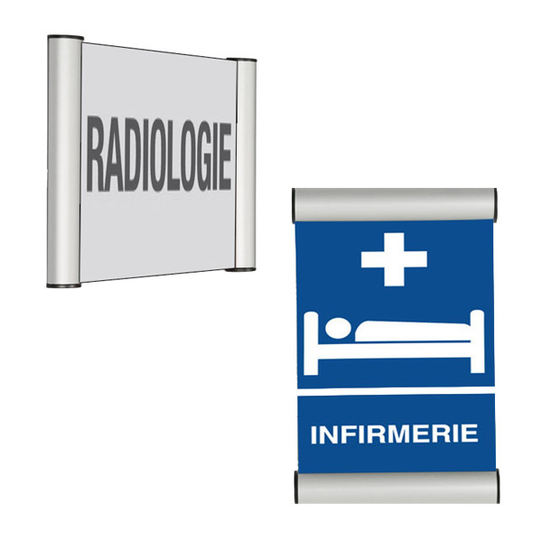 PLAQUE SIGNALÉTIQUE CLICSIGN® A6 (105X148 MM)