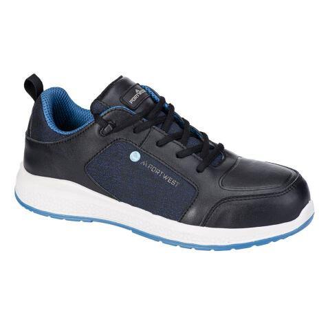 PORTWEST FC07 BASKET ECO-CONÇU COMPOSITE S3S SR NOIR/BLEU - TAILLE 43