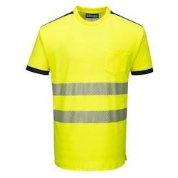 Portwest - Tee-shirt manches courtes PW3 HV Jaune / Noir Taille XS - XS 5036108306923_0