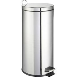 Poubelle à pédale - Inox - 12L - tampel - 3591683911228_0