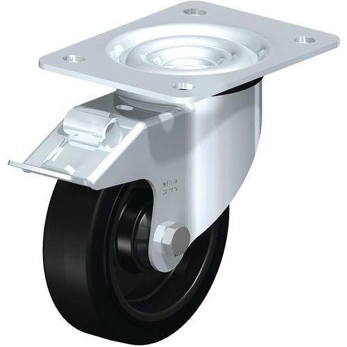ROUE FORTES CHARGES À BANDAGE CAOUTCHOUC LK-POEV 125K-3-FI - BLICKLE