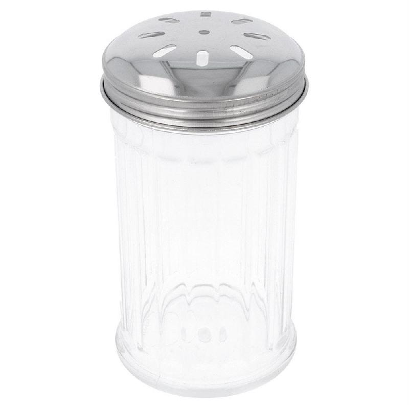 Saupoudreuse épices 360ml Ø7,5x14cm polycarbonate transparent_0