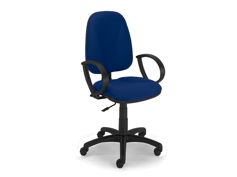 Siège de bureau Vivaldi - réglable en hauteur - dossier et assise tapissés - mécanisme à contact permanent_0