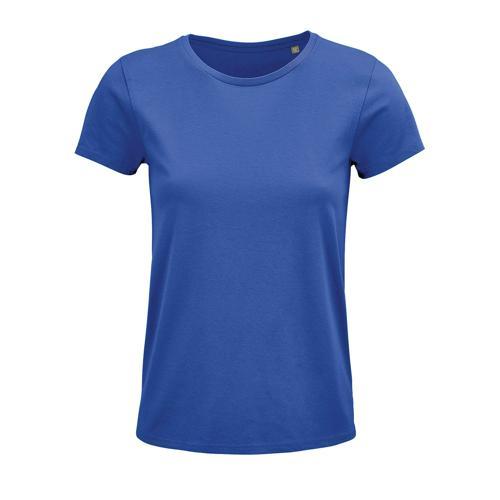 TEE-SHIRT PERSONNALISABLE FEMME COTON ORGANIQUE BIO JERSEY 150 ROYAL
