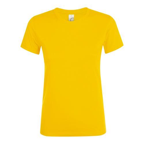 TEE-SHIRT PERSONNALISABLE JAUNE FEMININ CLASSIC 150G