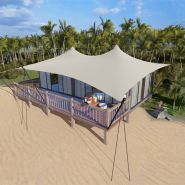 Tente glamping de luxe - eco tent structure - estimation de charge de vent: 120km / h_0