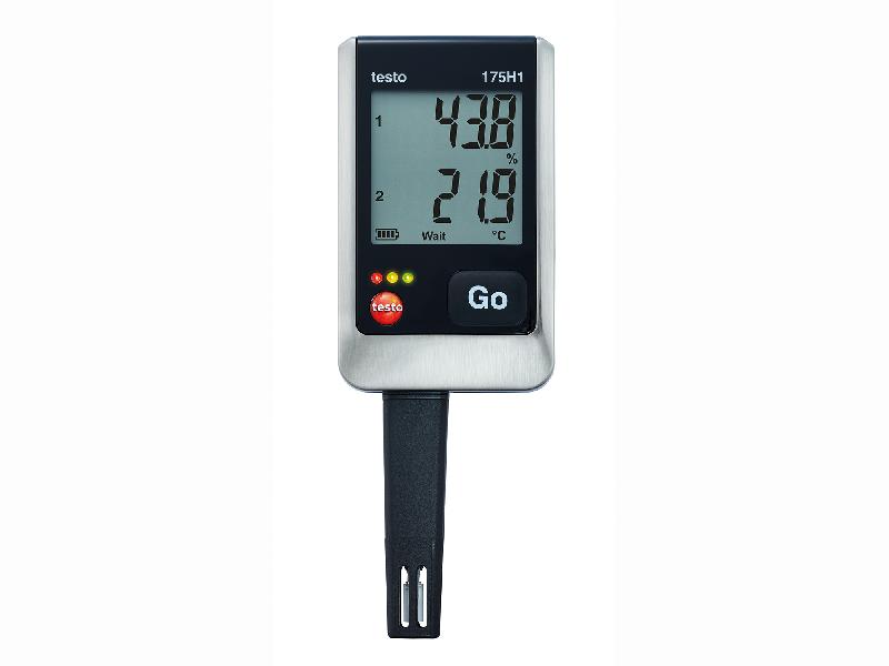 Testo 175 H1 - Enregistreur de température et d'humidité avec sonde externe fixe pour mesure à long terme_0