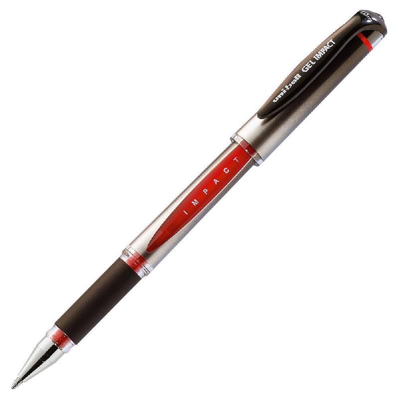 UNI-BALL STYLO BILLE UNI-BALL GEL IMPACT - ENCRE GEL - 1 MM- ROUGE