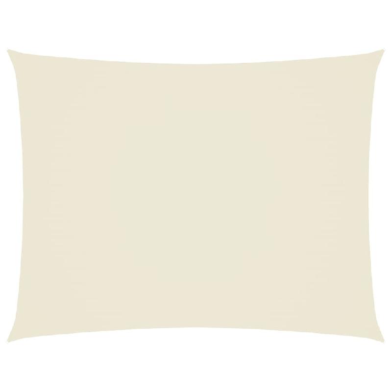 VidaXL Voile de parasol Tissu Oxford rectangulaire 4x6 m crème  Modèle Sirocco Riviera - beige 42299_0