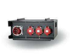 114-07-793 - Coffret de distribution empilable - Indu Electric - entrée CEE 63A 400V et sorties CEE 32A 400V_0