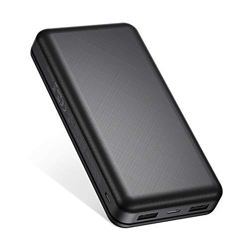 Ultra-Haute Capacité Power Bank avec 2 USB Ports Batterie de Secours pour Smartphones et Tablettes 4 LED Indicateurs de Niveau de Charge Chargeur Portable Trswyop Batterie Externe 26800mAh 